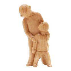 Learning Lessons,'Artisan Crafted Hibiscus Wood Statuette'