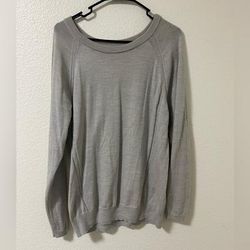 Lululemon Athletica Sweaters | Lulu Lemon Sweater | Color: Gray | Size: 12