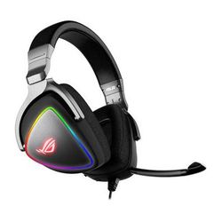 ASUS Used Republic of Gamers Delta Gaming Headset (Black) ROG DELTA