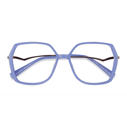 Female s geometric Purple Acetate,Metal Prescription eyeglasses - Eyebuydirect s Ellipse
