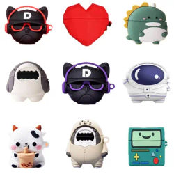 Étui créatif 3D pour Airpods Pro 2 2022, mignon, dessin animé, cœur d'amour, musique, chien, housse pour écouteurs, boîte de chargement pour Airpods 1 2 3 2021