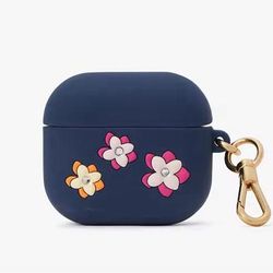 Kate Spade Headphones | Flowers And Showers Airpods Case | Color: Blue/Pink | Size: Os