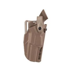 Safariland 7360 7TS ALS/SLS Mid-Ride Level III Glock Duty Holster Glock 17 Gen 5 Right Hand STX Tactical FDE Brown 7360-835-551