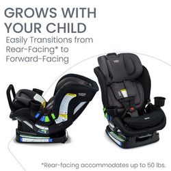 Britax Poplar S Narrow Convertible Car Seat - Stone Onyx