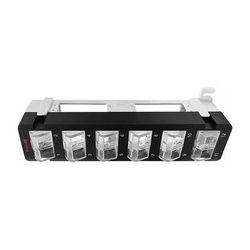 Simply45 12-Port Unloaded UTP Keystone Patch Panel (Black) S45-2012U