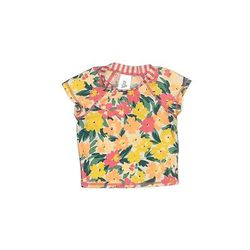 Art Class Rash Guard: Yellow Floral Sporting & Activewear - Kids Girl's Size 4