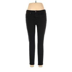 J.Crew Jeans - Mid/Reg Rise: Black Bottoms - Women's Size 30