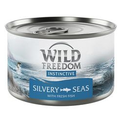 6x140g Adult Sea Bass Silvery Seas Instinctive Wild Freedom Wet Cat Food