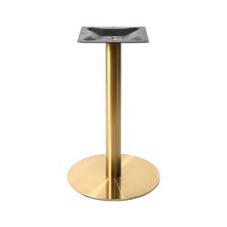 Art Marble G14-28D 28 3/4" Dining Height Table Base - Indoor/Outdoor, Stainless Steel, Gold