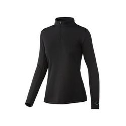 HUK Performance Fishing Icon X 1/4 Zip Long-Sleeve Shirt - Women's Extra Large Black H6120087-001-XL