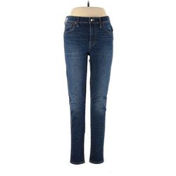 Madewell Jeans - Mid/Reg Rise: Blue Bottoms - Women's Size 31 Tall