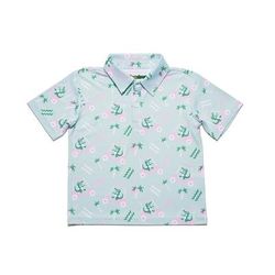 Toddler Boy's Golf Cart Gator Golf Polo