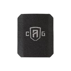Custom Armor Group AR1000 Rhino Coated Level III Stand Alone Steel Armor Plate Full Cut 10in x 12in AR1000-SC-10X12
