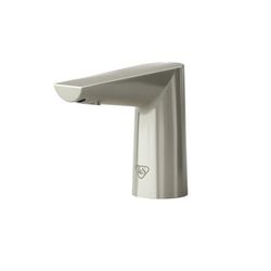 T&S ECW-3152-BN WaveCrest Deck Mount Electronic Faucet - Single Hole, Fixed Spout, Battery Operated, Brushed Nickel, 2 1/4" x 4" x 5 5/16"