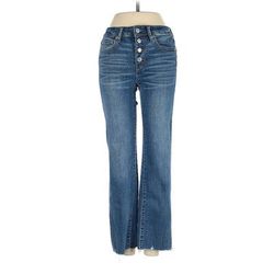 American Eagle Outfitters Jeans - Mid/Reg Rise: Blue Bottoms - Women's Size 00