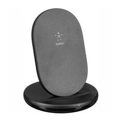 Belkin BOOST CHARGE 15W Wireless Charging Stand with 24W QC 3.0 Charger (Black) WIB002TTBK