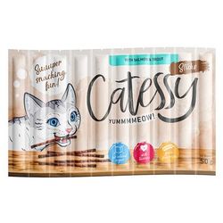 50x5g Salmon, Trout Catessy Cat Sticks