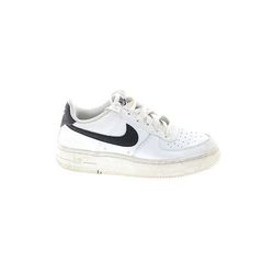 Nike Sneakers: White Print Shoes - Kids Boy's Size 4 1/2