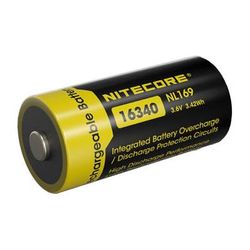 Nitecore NL169 16340 Li-Ion Rechargeable Battery (3.6V, 950mAh) NL169