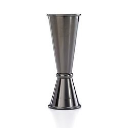 Barfly M37005BK Double Japanese Style Jigger - 1 oz & 2 oz, Gun Metal Black, Stainless