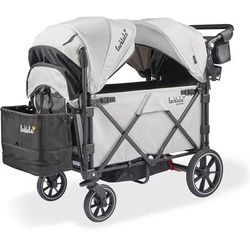Larktale Caravan V3 (2 Seater) Stroller Wagon - Avalon Gray