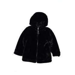 Urban Republic Fleece Jacket: Black Tortoise Jackets & Outerwear - Kids Girl's Size 4