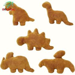 8 Style Dino And Chicken Nugget Plush Pillows Stegosaurus Plush Dinosaur Halloween Plush Christmas Gift Party Decoration Easter For Kids