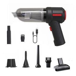 Nuovo aspirapolvere per auto senza fili 4 in 1 che soffia e aspira potente aspirazione multifunzionale mini aspirapolvere per auto senza fili spolverino portatile per uso asciutto e bagnato per la