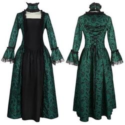Gotico Rococò Vittoriano Costume da festa Abito da Ballo Principessa Costume Per donna Reale Mascherata Feste Carnevale di Venezia Adulti Vestito