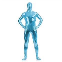 Costume di Carnevale Tuta Intera Tute Zentai Lucide Costume Cosplay Catsuit Tinta unita Sesso Costume Sexy Per uomo Per donna Costume per Halloween Adulti