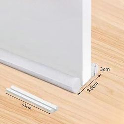 1pc tappo antispiffero da 36,6 pollici sotto la porta antirumore nero tappi per fessure porta d'ingresso paraspifferi per la parte inferiore delle porte regolabile doppia porta tiraggio