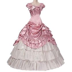 Rococò Vittoriano Abito da Ballo Costume da festa Mascherata Abito da Ballo Sposa Costume Per donna Mascherata Carnevale Feste Matrimonio Adulti Vestito
