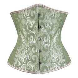 Rococò Punk Gotico Medievale Biancheria intima Sottobusto Bustino 14 ossa di plastica Costume Per donna Matrimonio Ospite di nozze Adulti Corsetto