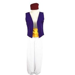 Principe Aladdin Costume Per uomo Adulti Carnevale Mascherata Settimana del libro Addio al Nubilato
