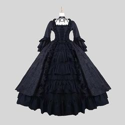 Rococò Vittoriano Abito da Ballo Costume da festa Mascherata Abito da Ballo Taglie Forti Costume Per donna Reale Mascherata Carnevale Feste Halloween Adulti Vestito