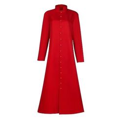 Retrò Vintage Medievale Costume Cosplay Mascherata Prete Tinta unita Colletto Mao Costume Per uomo Stile Steampunk Halloween Palcoscenico Mascherata Adulti Cappotto