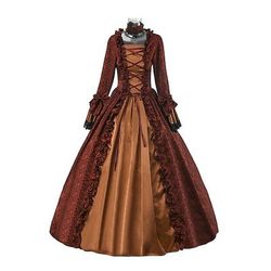 Rococò Vittoriano 18° Secolo Vestito Costume da festa Mascherata Maria Antonietta Taglie Forti Pizzo Fiocco Abito da ballo Costume Per donna Ragazze Reale Halloween Mascherata Carnevale Performance
