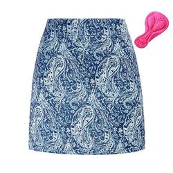 Per donna Piante Gonna pantalone da ciclismo Bicicletta Gonna Pantaloni Mountain Bike MTB Ciclismo su strada Gli sport Cuscinetto 3D Ciclismo Asciugatura Rapida Traspirante Nero Rosa Spandex