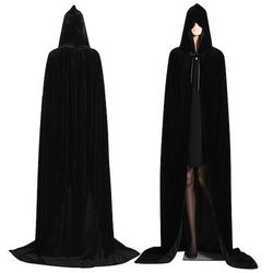 Medievale Rinascimento Mantello Strega Vichingo Ranger Elfico Costume Unisex Celtico Vichingo Fantasia Halloween Carnevale Feste Performance Adulti Mantello