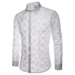 Punk Gotico Vittoriano Medievale Blusa / Camicia Mascherata Principe Collo ripiegato Costume Per uomo Mascherata Festa / Sera Adulti Blusa