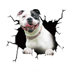 adesivo per auto auto lunotto posteriore cucciolo vetrofanie rotte elettrostatico simulazione 3d bulldog francese adesivi per auto decalcomanie in vinile