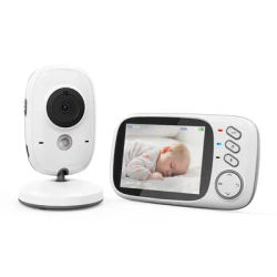 VB603 Baby Monitor 2.4G Wireless con LCD da 3,2 pollici Audio bidirezionale Conversazione Visione
