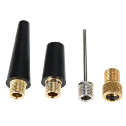 Lixada 4 PCS Needle Nozzle Adapter Kit Ball Inflation Pump Needle Valve Adapter Kit Ball Pump Needle Bike Tire Inflating Kit