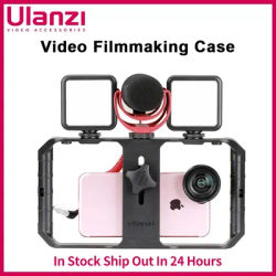 Ulanzi U Rig Pro Smartphone Video Rig With 3 Mounts Video Recording Cell Phone Stabilizer Filmmaking