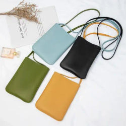 2023 Korean Ins Simple Satchel Mini Messenger Bag Women PU Leather Square Handbags Trend Crossbody Bolsa Feminina Lady Phone Bag