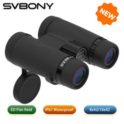Svbony SA205 Binoculars 8X42/10X42 ED Flat-field Professional IPX7 Waterproof BAK4,Bird Watching,Stargazing,Camping,Astronomy