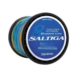 Daiwa Saltiga Boat Braided Line w/Bulk Spool 25lb 1800m Multi-Color SAB-B120LB