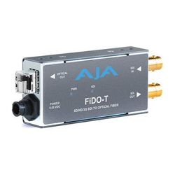 AJA Used 1-Channel 3G-SDI to Multi-Mode LC Fiber Transmitter FIDO-T-MM