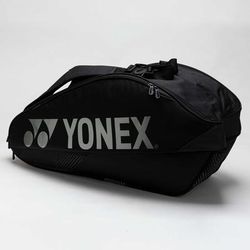Yonex Pro 6 Pack Racquet Bag Black Tennis Bags