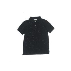 Zara Short Sleeve Polo Shirt: Black Tops - Kids Boy's Size 9